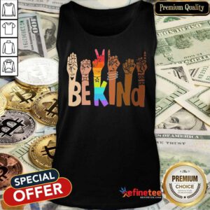 Be Kind Skin Color LGBT Tank Top