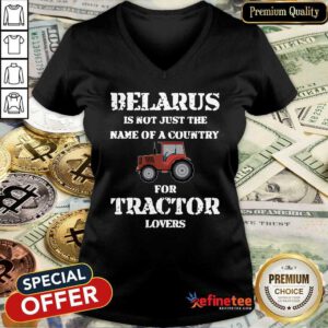 Belarus For Tractor Lovers V-neck