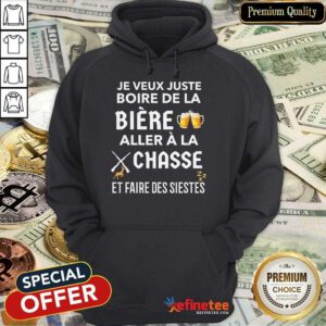 Bière Aller À La Chasse Hoodie