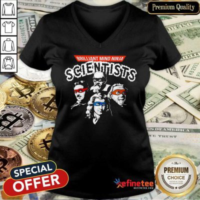 Brilliant Mind Ninja Scientists V-neck