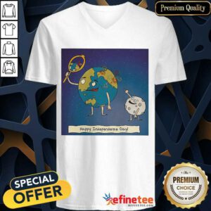 Earth Independence Day V-neck
