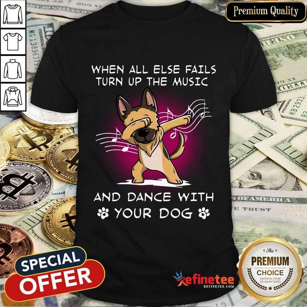 German Shepherd Music And Dance Shirt