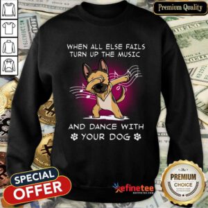 German Shepherd Music And Dance Sweatshirt