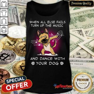 German Shepherd Music And Dance Tank Top