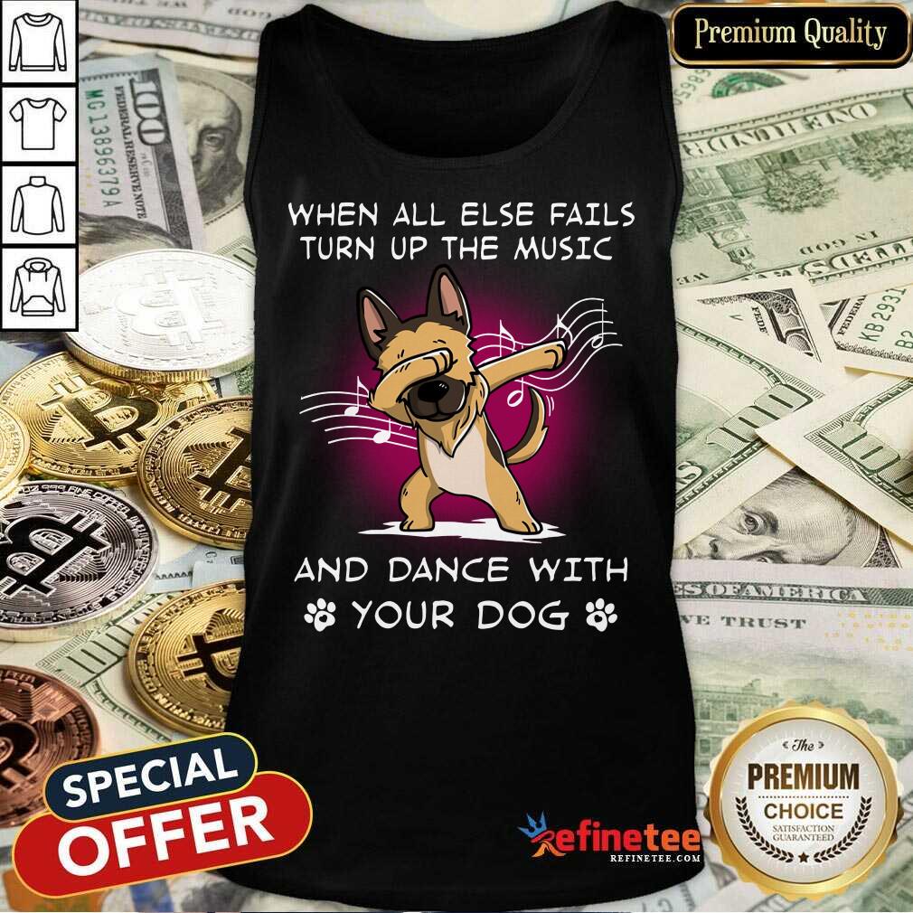 German Shepherd Music And Dance Tank Top German Shepherd Music And Dance Tank Top