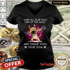German Shepherd Music And Dance V-neck