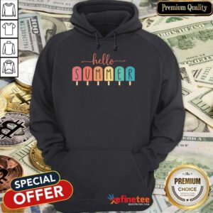 Hello Summer Ice Cream Hoodie