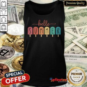 Hello Summer Ice Cream Tank Top