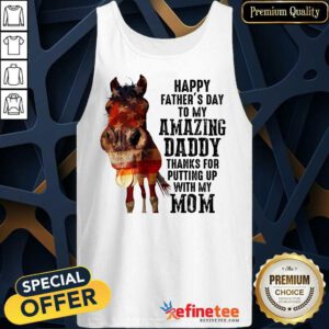 Horse Happy Father’s Day Amazing Daddy Tank Top
