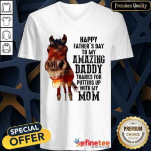 Horse Happy Father’s Day Amazing Daddy V-neck