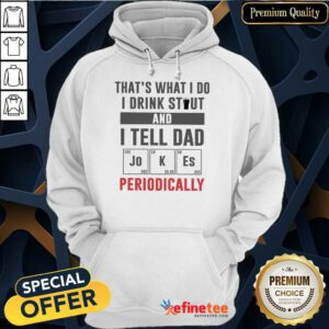 I Drink Stout And Tell Dad Jokes Hoodie