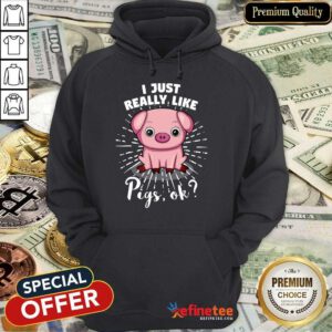 I Just Really Like Pigs Ok Hoodie