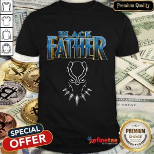 Iron Man Black Father Shirt