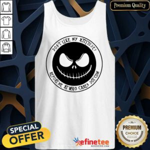 Jack Skellington Don't Like My Attitude Tank Top