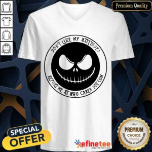 Jack Skellington Don't Like My Attitude V-neck