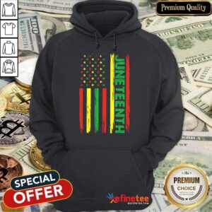 Juneteenth Day Flag Hoodie