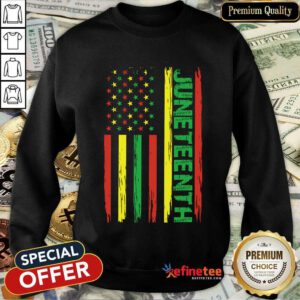 Juneteenth Day Flag Sweatshirt