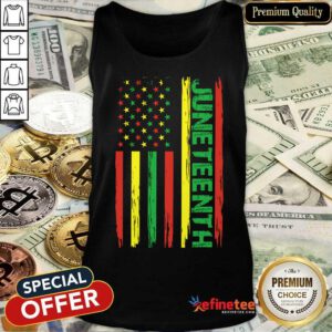 Juneteenth Day Flag Tank Top