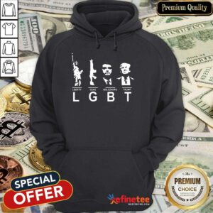 Liberty Guns Bolsonaro Trump LGBT Hoodie
