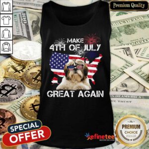 Make 4th Of July Yorkshire Terrier Tank Top
