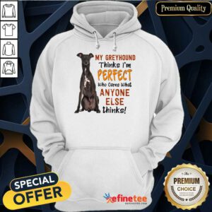 My Greyhound Thinks I'm Perfect Hoodie