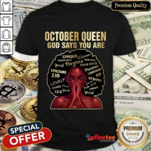 October Queen Black Queens Shirt