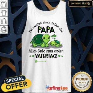 Papa Alles Gute Zum Ersten Vatertag Tank Top