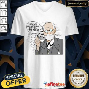 Psychologist Sig Freud V-neck