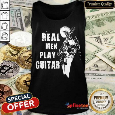 Real Men Play Guitar Tank Top