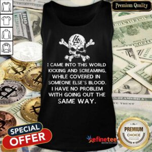 Skull I Came Into This World Tank Top