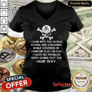 Skull I Came Into This World V-neck