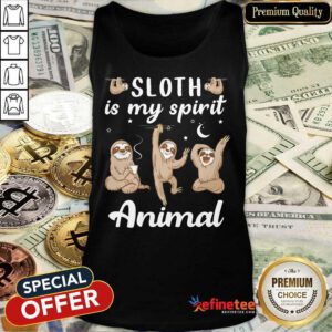 Sloth Is My Spirit Animal Tank Top