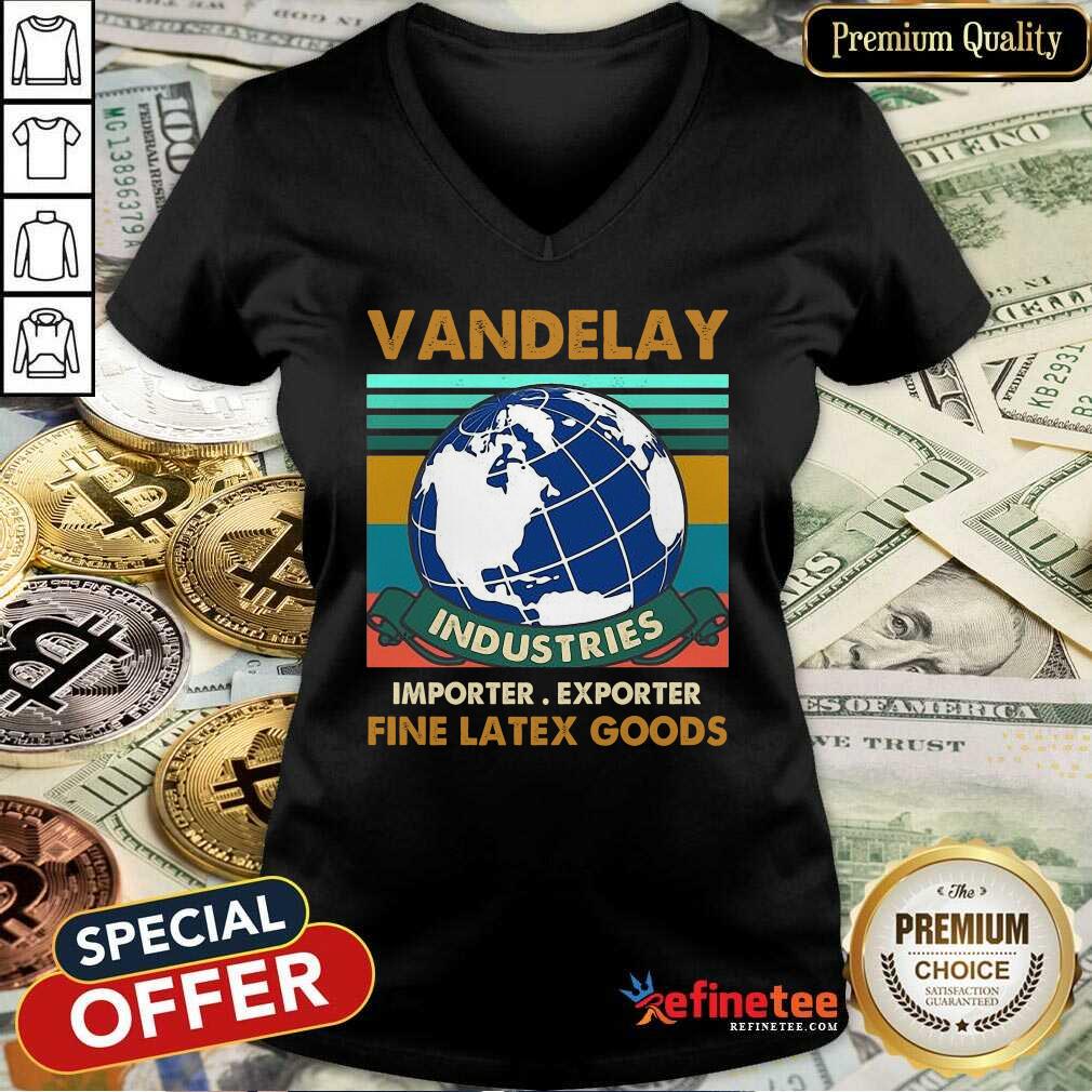 Vandelay Industries Fine Latex Goods V-neck Vandelay Industries Fine Latex Goods V-neck