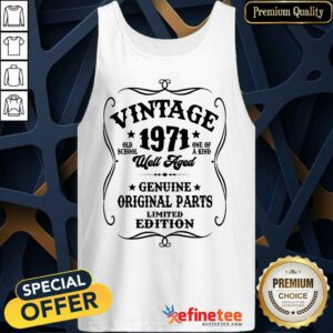 Vintage 1971 50th Birthday Tank Top