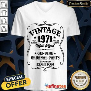 Vintage 1971 50th Birthday V-neck