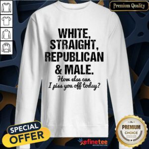 White Straight Republican And Male Sweatshirt