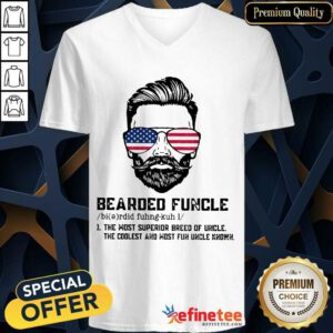 Bearded Funcle V-neck