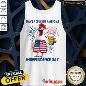 Cluckin' Awesome Independence Day 2 Tank Top
