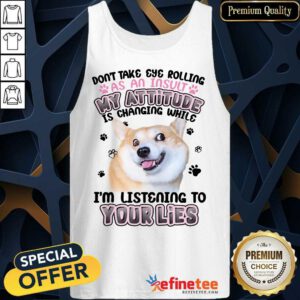 Corgi Listening To Your Lies Tank Top
