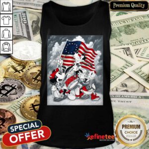 Disney American Flag 4th Of July Tank Top