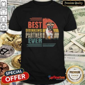 Dog Boxer Best Drinking Partner Ever Shirt
