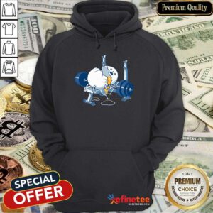 Eggs Weightlifting Accident Gym Hoodie
