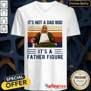 Fat Thor It's Not A Dad Bod Its A Father Figure Vintage V-neck