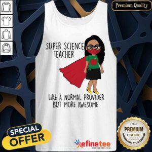 Girl Super Science Teacher Tank Top