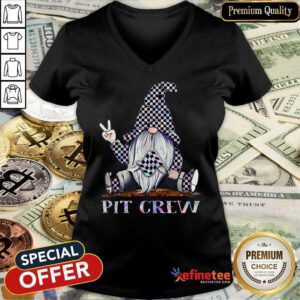 Gnome Racing Pit Crew V-neck