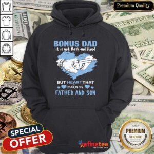 Heart Bonus Dad Father And Son Hoodie