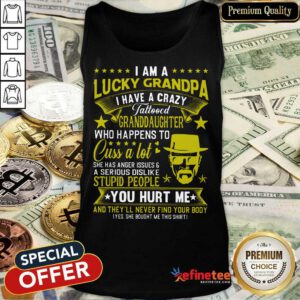 I Am A Lucky Grandpa Tank Top