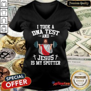 I Took A DNA Test And Jesus V-neck