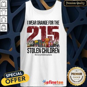 I Wear Orange For The 215 Stolen Children Tank Top