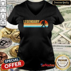 Legendary Bigfoot Vintage V-neck